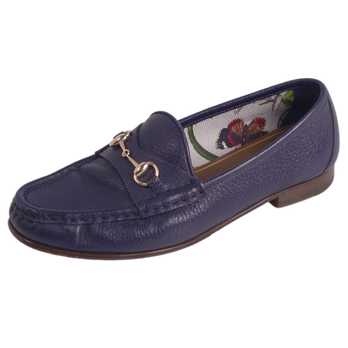 楽天市場】イタリア製 GUCCI ビットローファー 緑 10/28cm グッチ