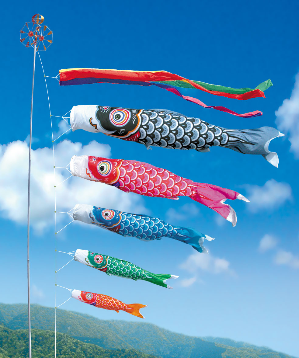 楽天市場】金彩弦月之鯉 豪 4m 6点 庭園用ガーデンセット（杭打込み