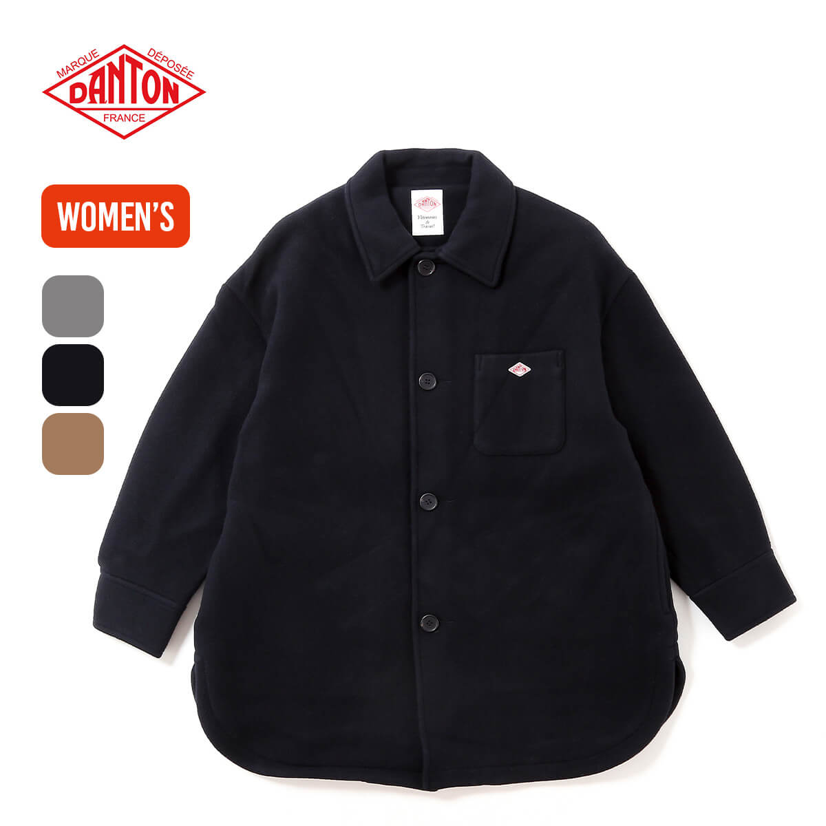 楽天市場】【正規取扱店】ダントン ブルゾン ウールメルトン DANTON