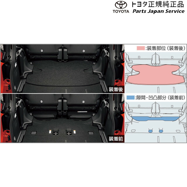 楽天市場】純正 トヨタ TOYOTA 170系シエンタ ラゲージボード NSP170G
