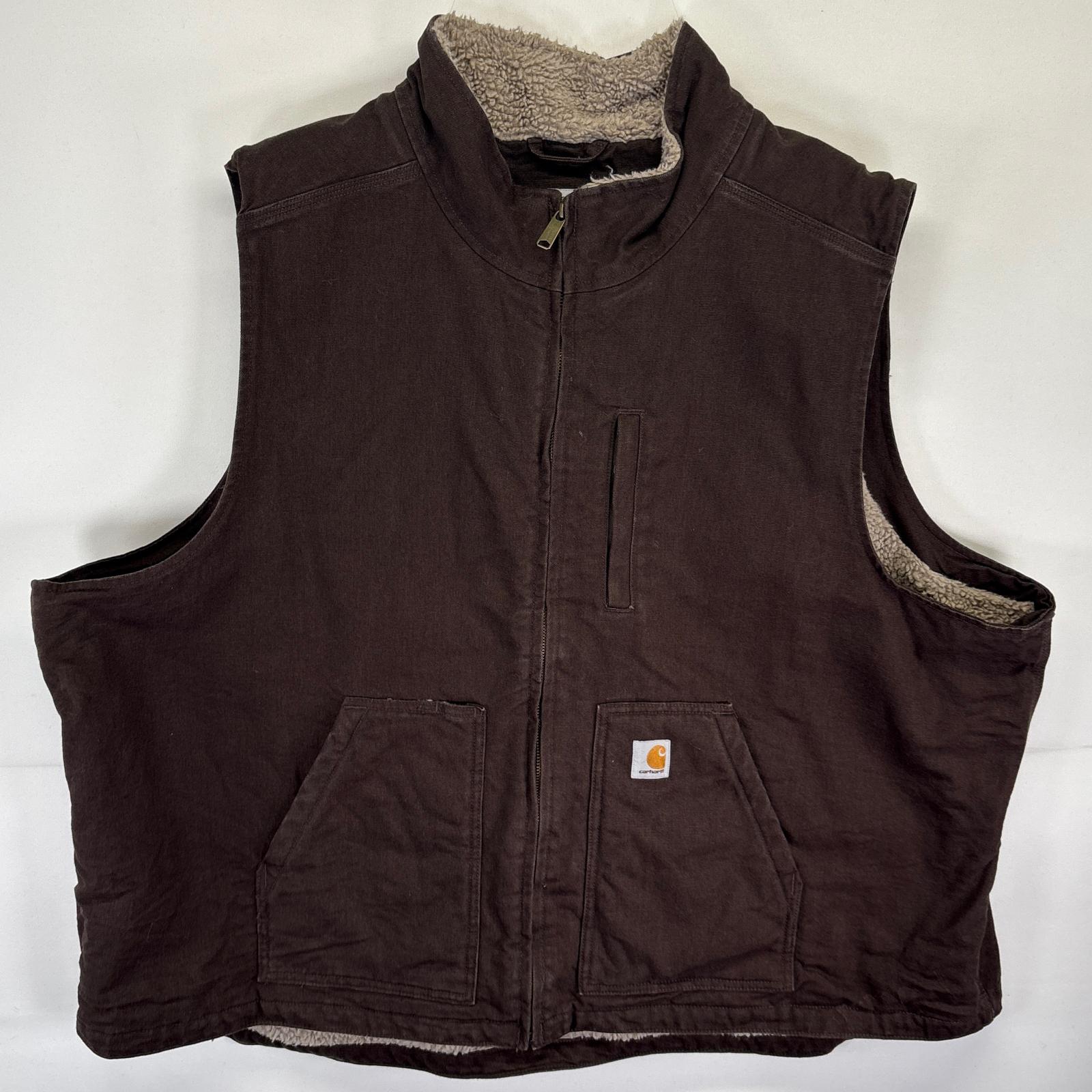 楽天市場】Carhartt カーハート ベスト サイズ:M 00s 裏ボア ブラウン