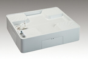 楽天市場】[USB-7464-SNW-CT] シナネン 洗濯機防水パン 床上点検タイプ