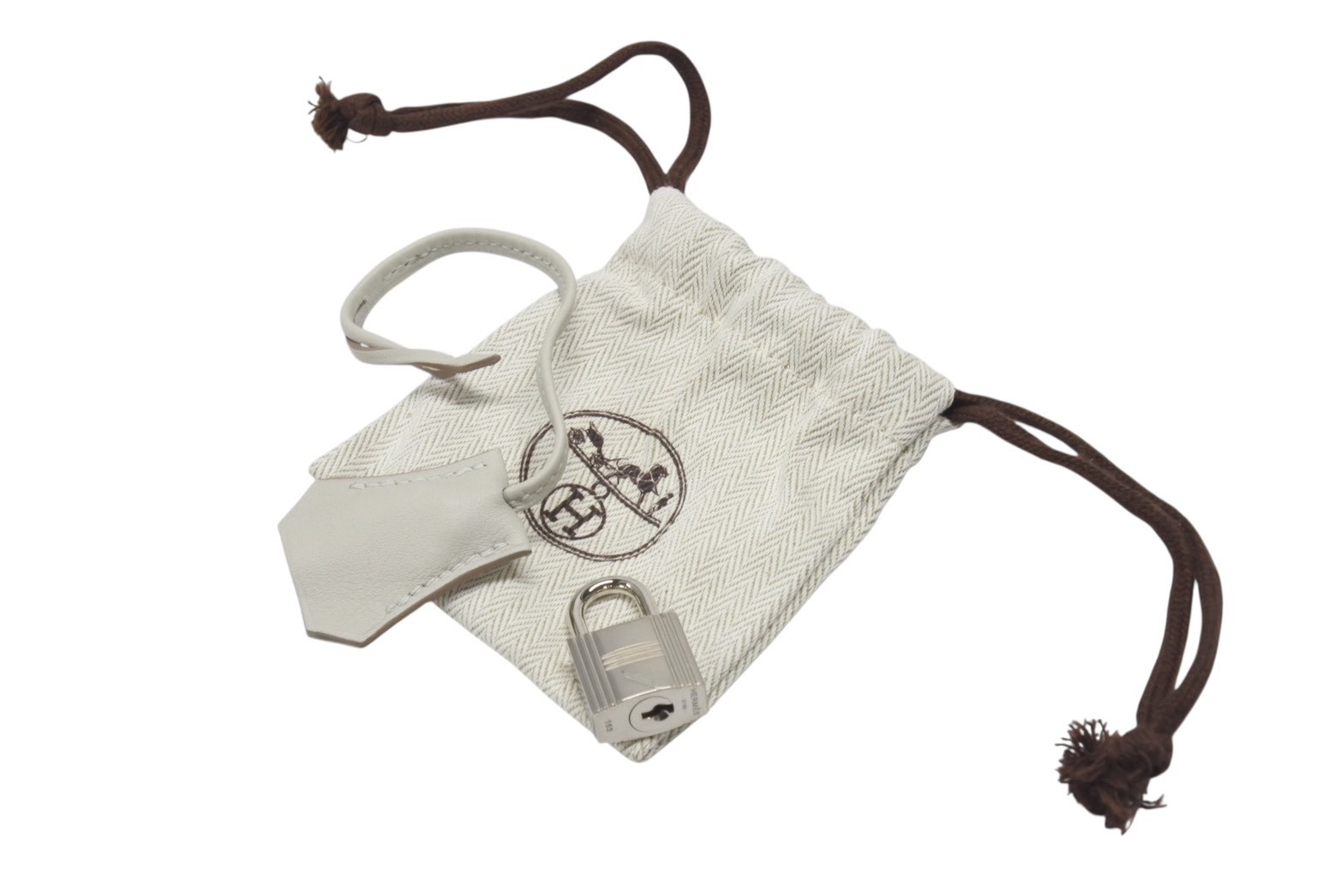 楽天市場】HERMES エルメス クロシェット キーリング ボックスカーフ