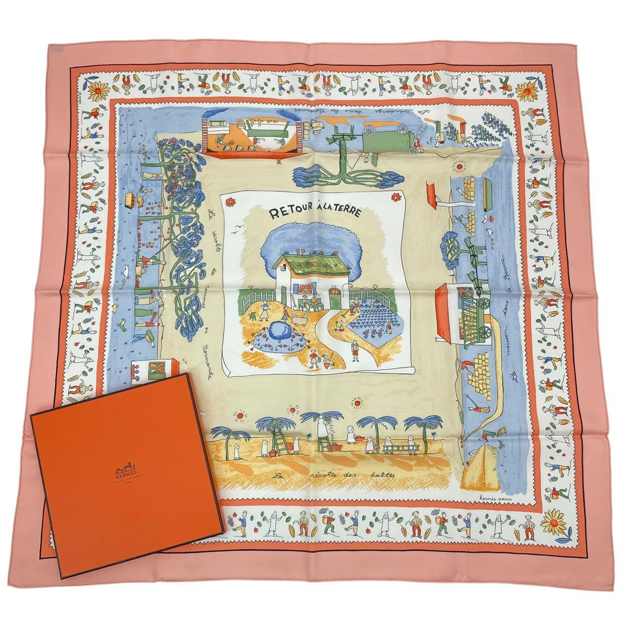 楽天市場】【新品同様】エルメス HERMES スカーフ（タグ付き） カレ90