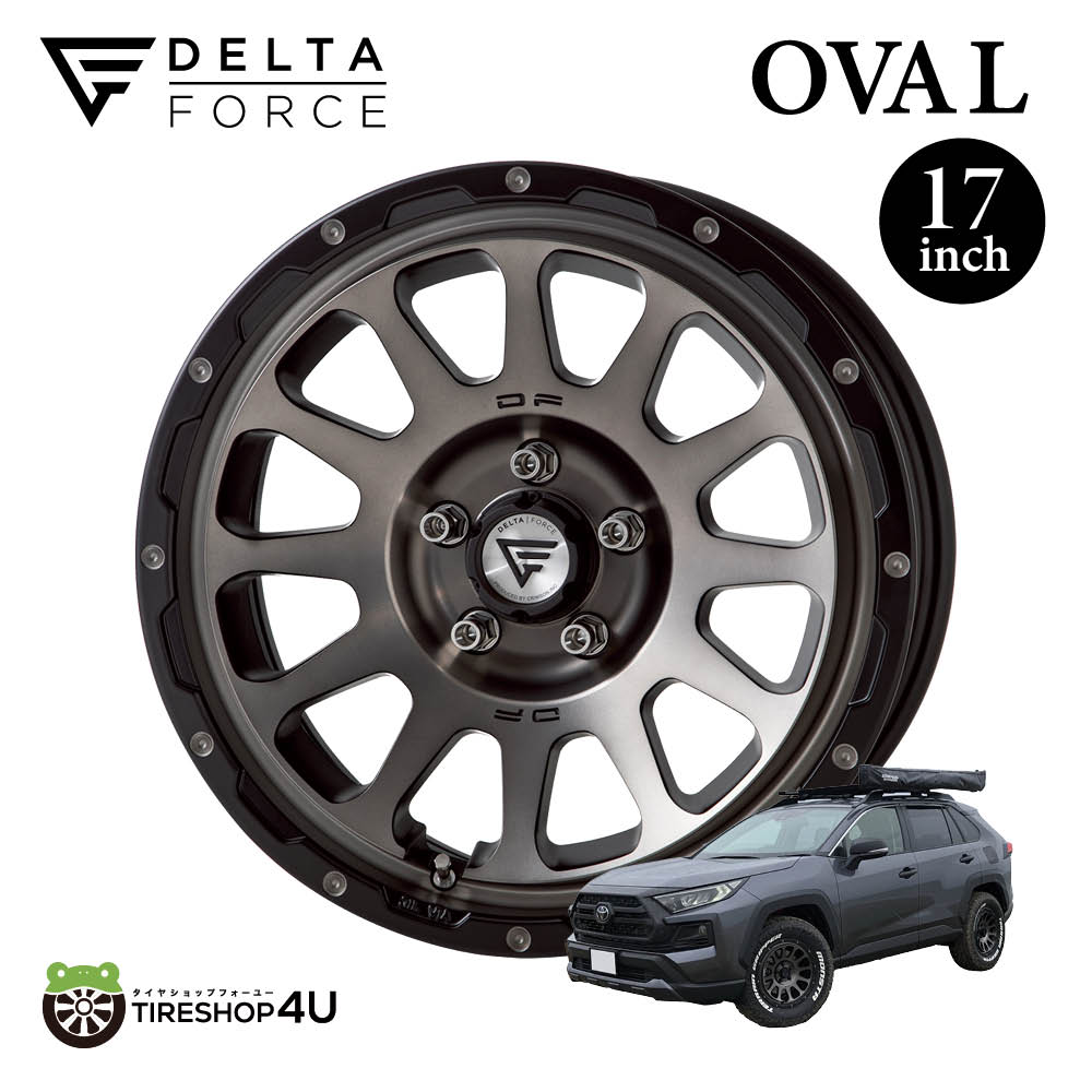 楽天市場】デルタフォース オーバル 17X7.0J 5/114.3 +32 CB 73φ