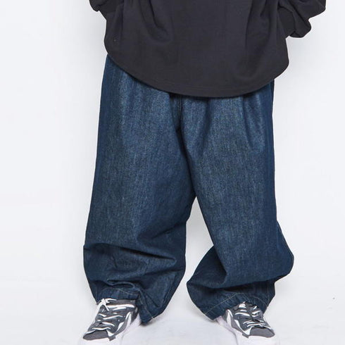 ANGLAN Stone Vintage Denim Balloon Pants アングラン デニム
