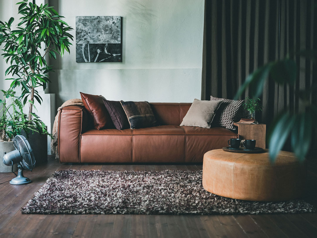 マニ ソファ(片肘 ハイアーム) (サイズ2P 肘の向き座って右肘[RH] 張地