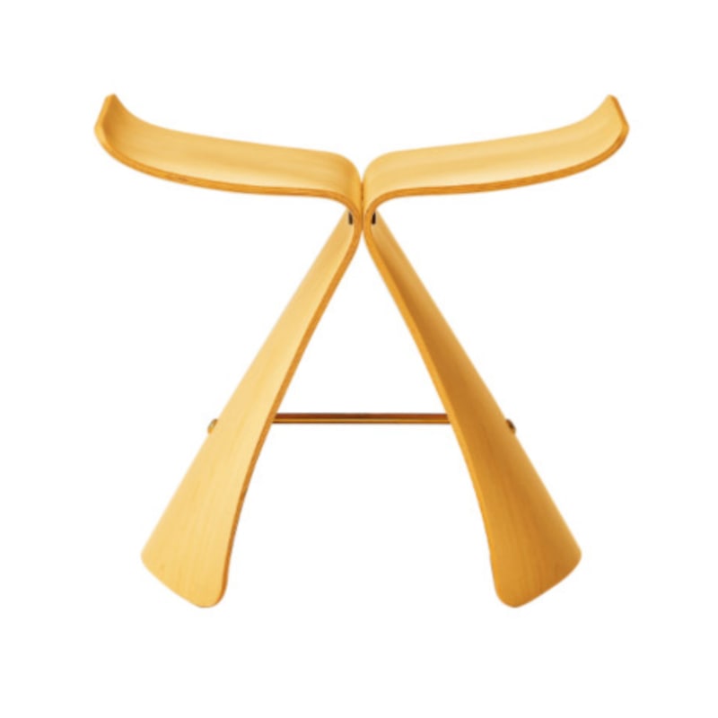 バタフライスツール (樹種ローズウッド板目) | 天童木工(Tendo