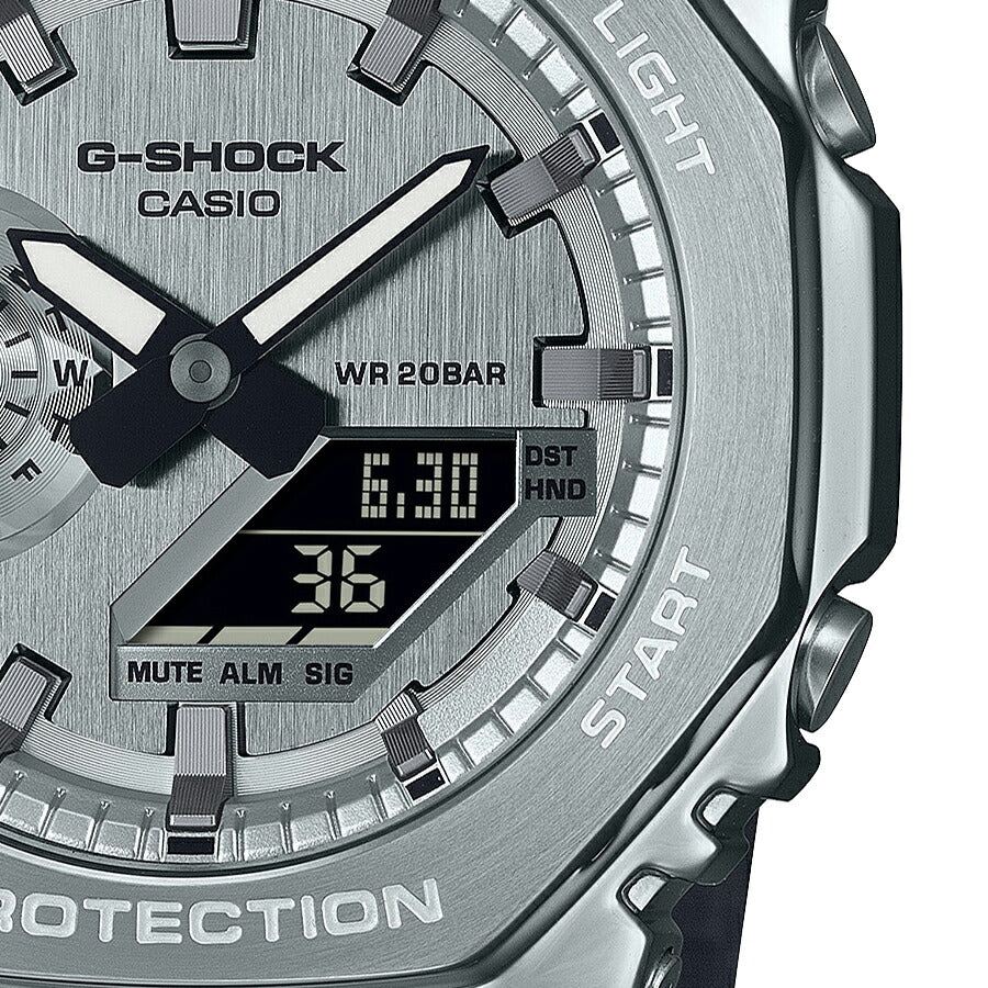 G-SHOCK メタルカバード ファインメタリックシリーズ シルバー GM