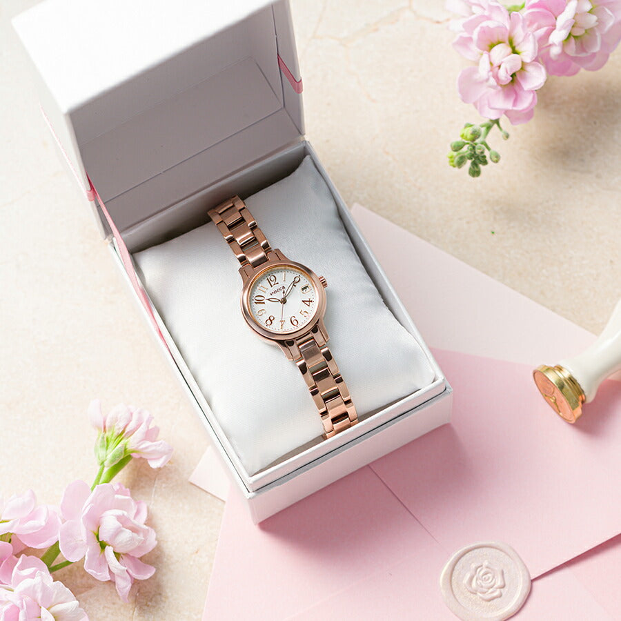 シチズン ウィッカ ソーラー フラワーパターンダイヤル KH4-963-13