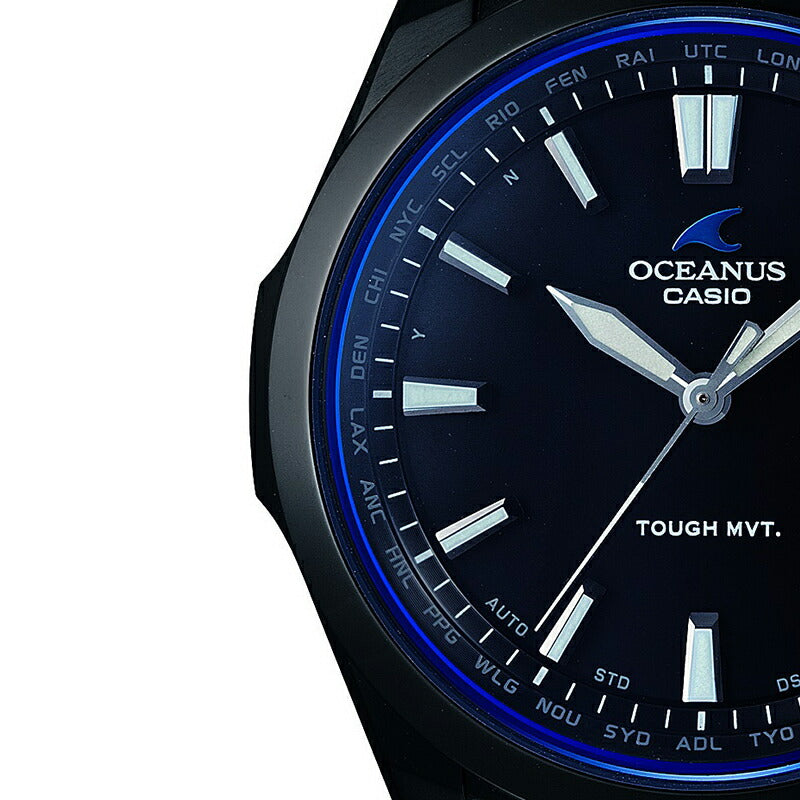 オシアナス 3針 OCW-S100B-1AJF メンズ 電波 ソーラー チタン ブラック