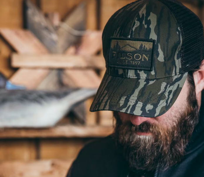 FILSON X MOSSY OAK® CAMO LOGGER MESH CAP