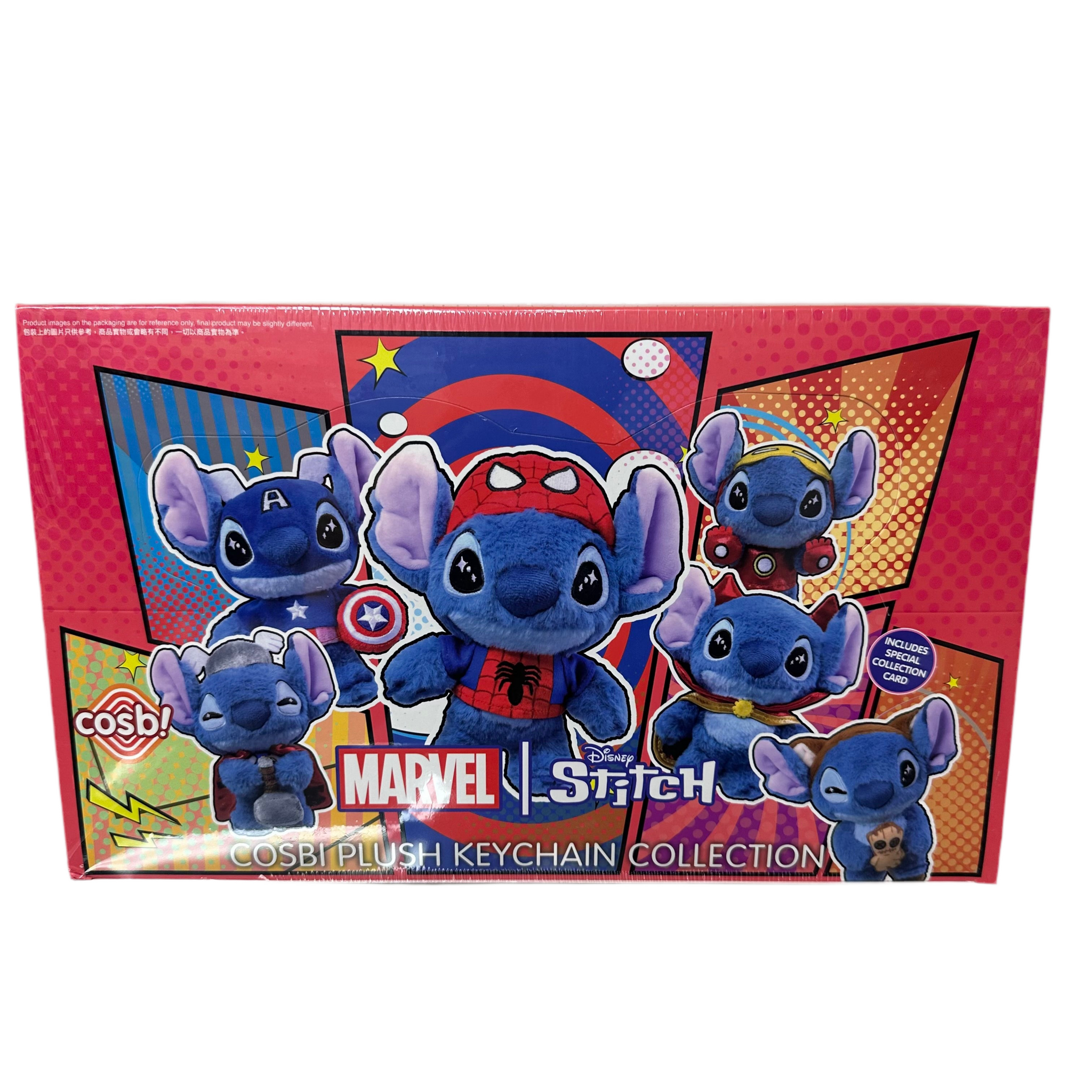 Cosbi Marvel x Stitch Plush Keychain 1pcs Blind Box – POPNATION