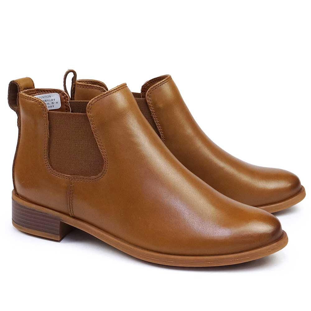 Clarks（クラークス） レディース サイドゴアブーツ ハビシャムトップ
