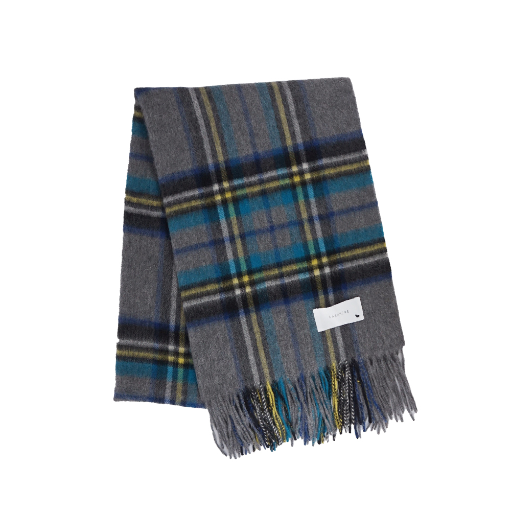 macocca（マコッカ） カシミヤ 100% 大判 チェック ストール 200cm