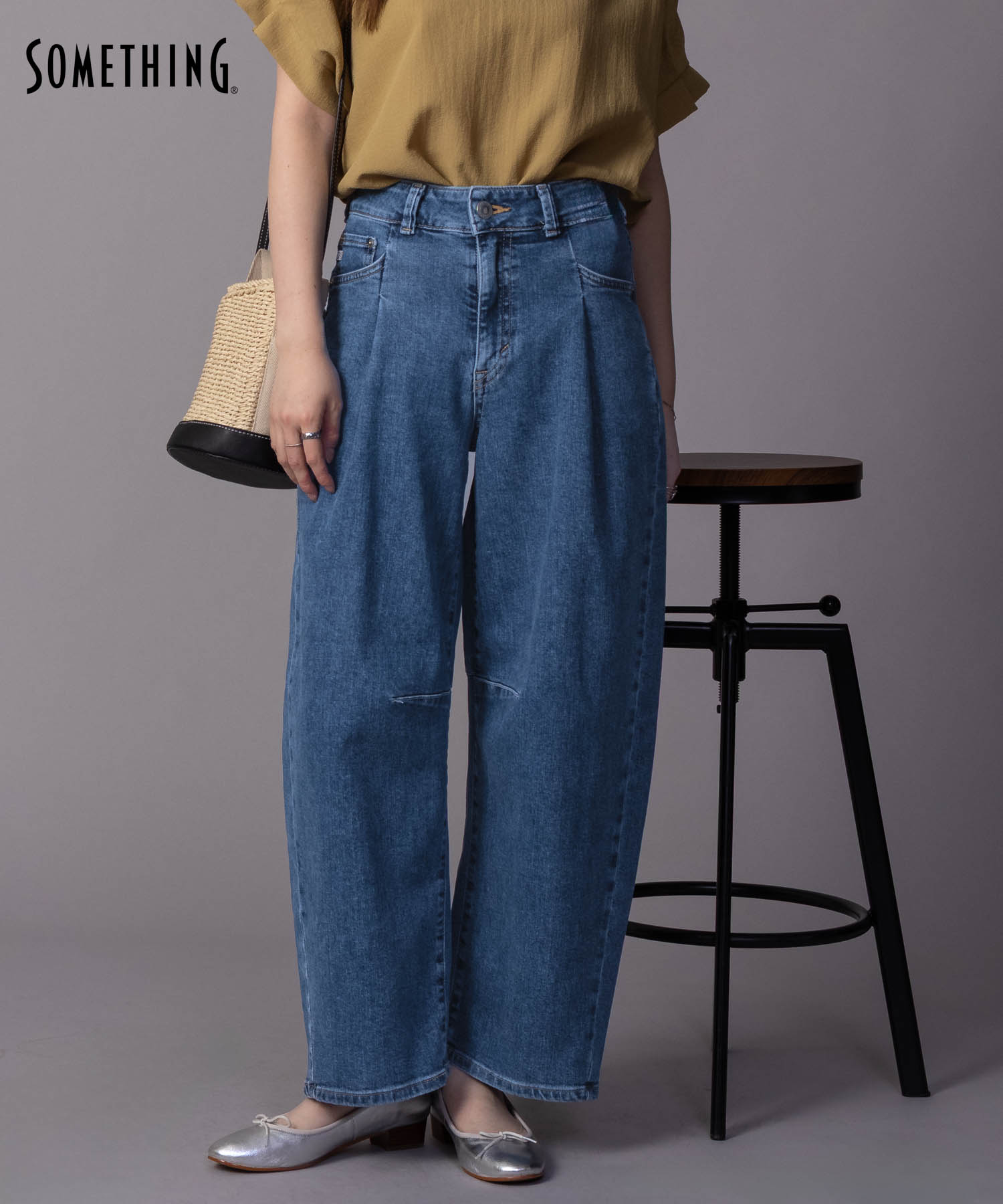 SOMETHING（サムシング） HANA デニムパンツ レディース ストレッチ