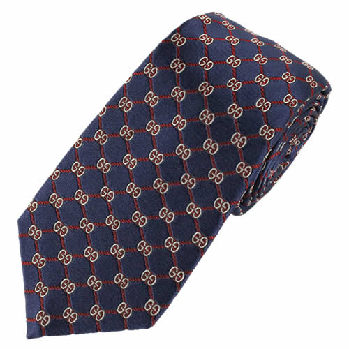 GUCCI（グッチ） ネクタイ レギュラータイ GG柄 菱形格子柄 ブランド