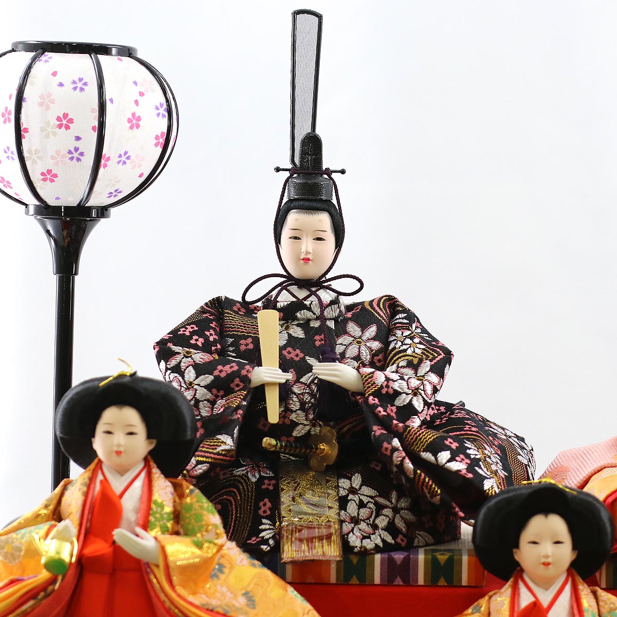 雛人形 ケース飾り 久月 衣裳着 ケース入り 小三五親王 五人飾り