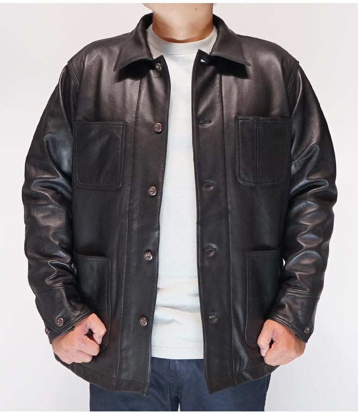 Schott(ショット) レザー ジャケット ラム カバーオール アウター