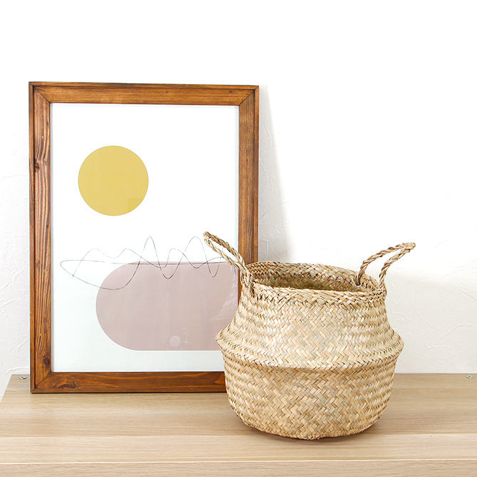 シーグラス バスケット 2ウェイ Sサイズ : MERCADOメルカド かご収納