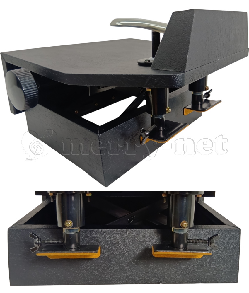 ピアノ補助ペダル M60 (M-60) ピアノ用 ペダル付き足台 : 福山楽器