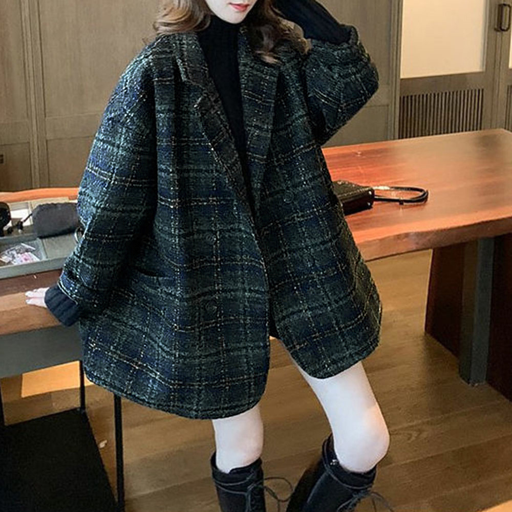 miniministore（ミニミニストア） チェック柄 チェスターコート