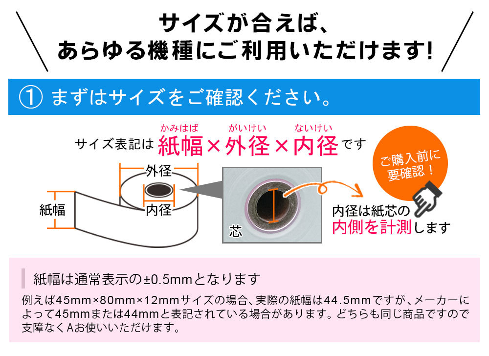 東芝テック 58R-80TRSC対応 汎用 感熱ロール紙 10巻パック