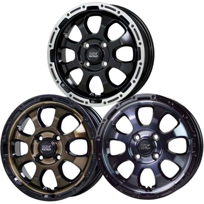 HOT STUFF（ホットスタッフ） 16インチ 4穴 100 6J マッドクロス