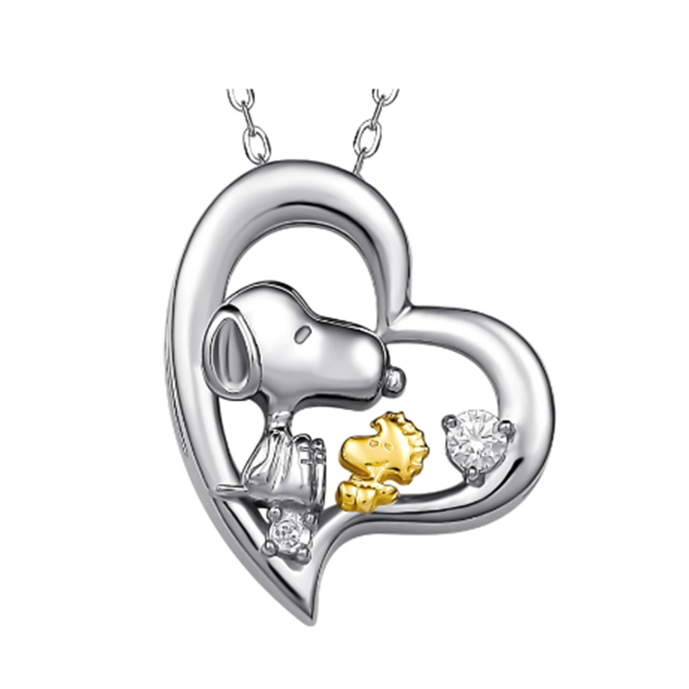 70周年記念 スヌーピー シルバー＆ダイヤモンドネックレス 2000本限定