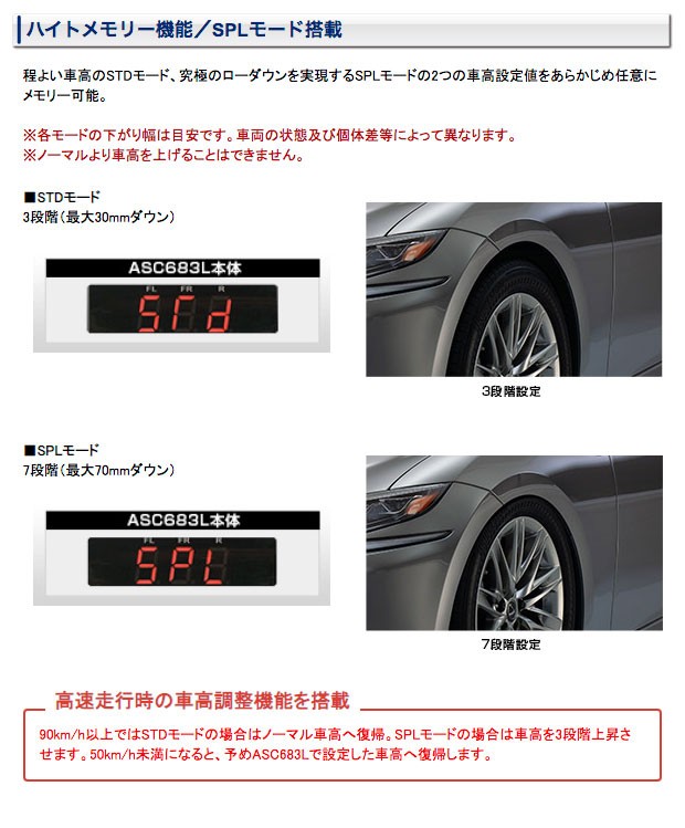 Data System（データシステム） レクサスLS エアサス コントローラー