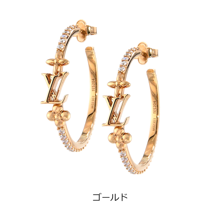 LOUIS VUITTON（ルイ・ヴィトン） フープ ピアス・LV アイコニック