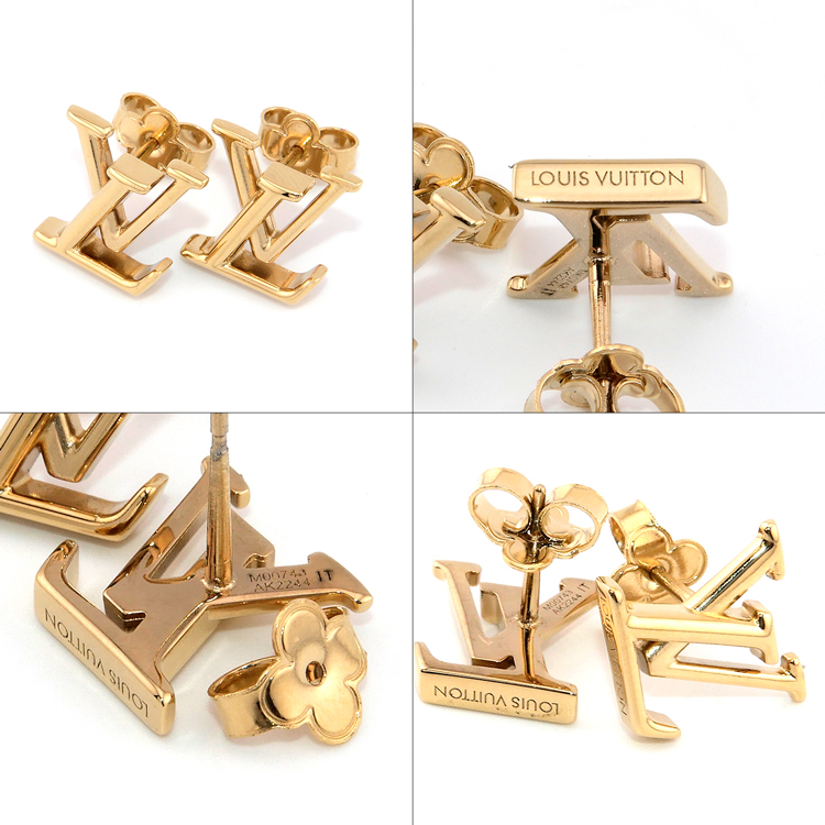 LOUIS VUITTON（ルイ・ヴィトン） ピアス・LV アイコニック M00743
