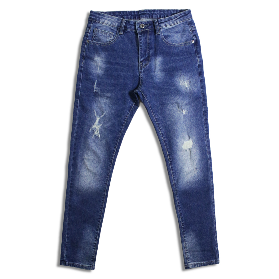 ダメージ クラッシュ ジーンズ メンズ ストレッチ デニム デニムパンツ