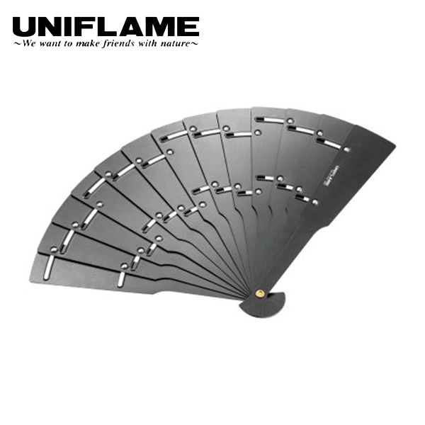 UNIFLAME（ユニフレーム） メタ扇 ブラック 632109 アウトドア