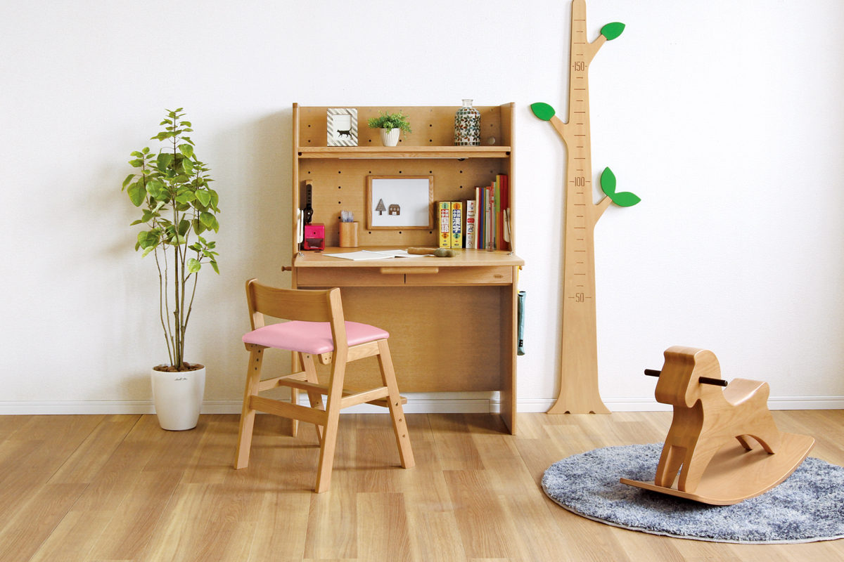 浜本工芸 学習デスクB No.90 子供用勉強机 書斎 キッズ 収納家具