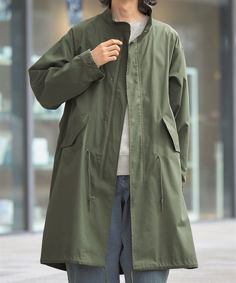 ニッセン（nissen） コート メンズ はっ水オーバーサイズモッズ M/L/LL