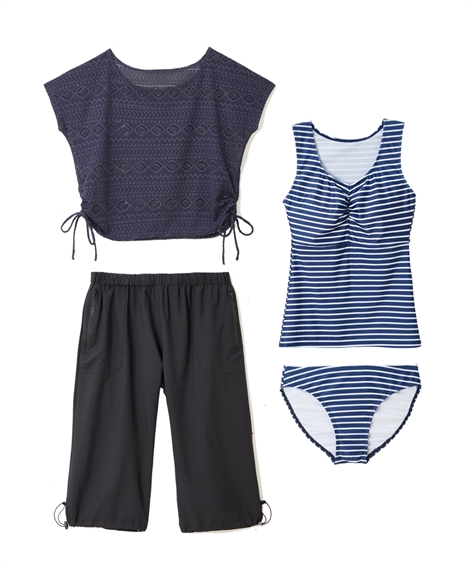 ニッセン（nissen） 水着 大きいサイズ レディース 水陸両用カーゴ