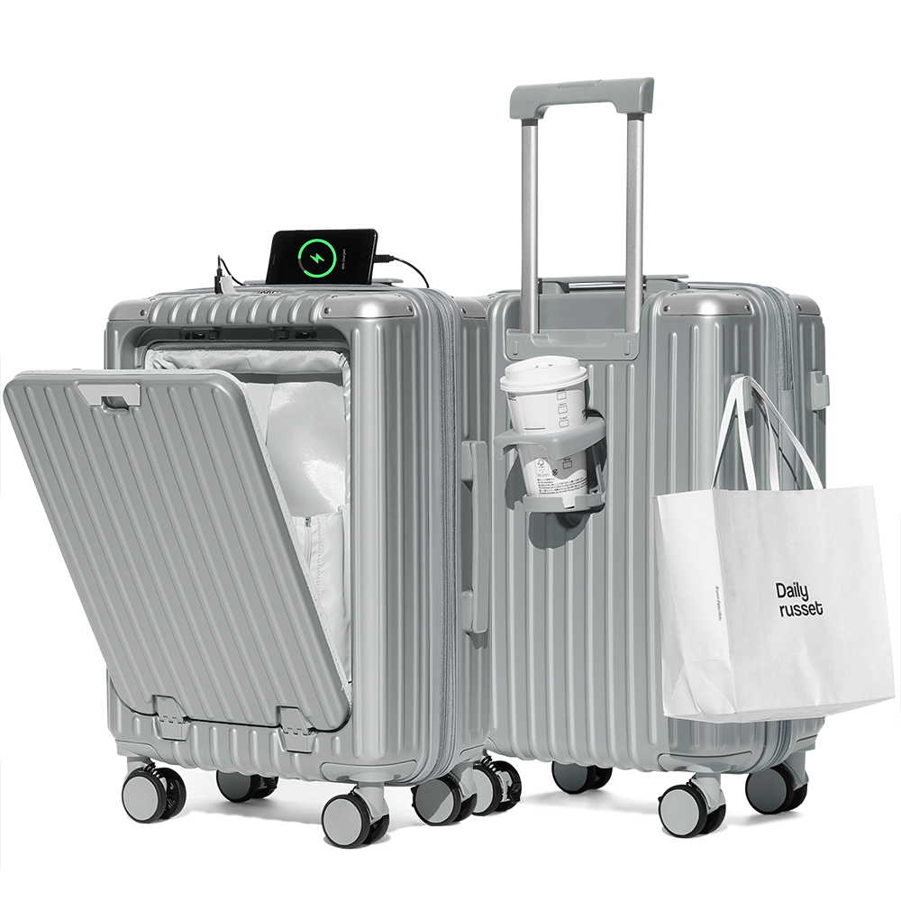 期間限定価格 スーツケース Sサイズ フロントオープン 1年保証 機内