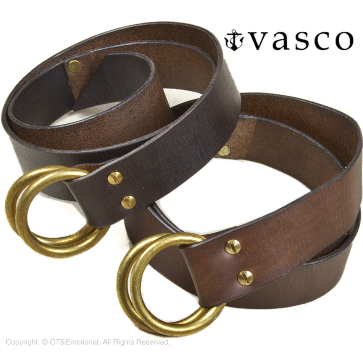 ヴァスコ（vasco)レザーリングベルト OT&E別注40mm VS-600
