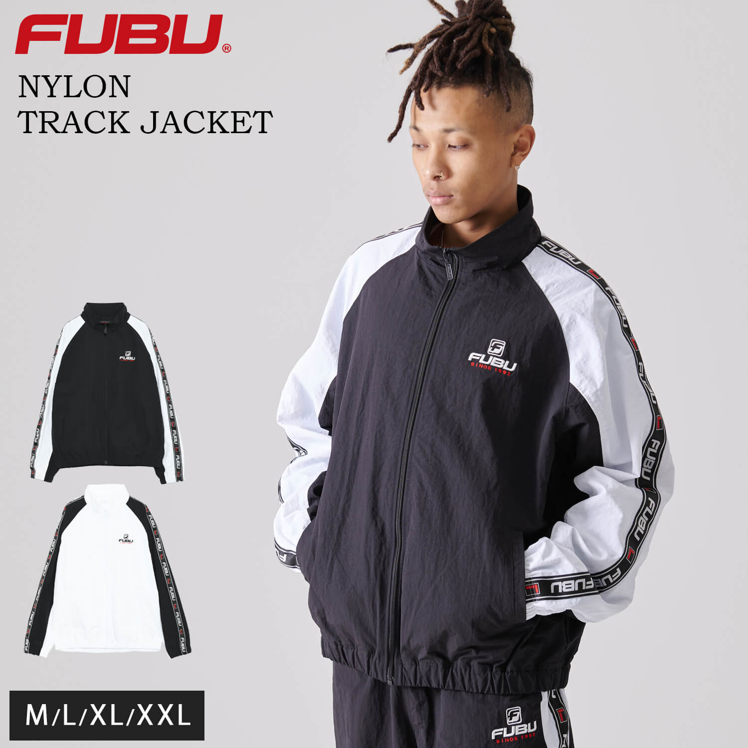 FUBU（フブ） ジャケット メンズ 長袖 ナイロンジャケット ブルゾン