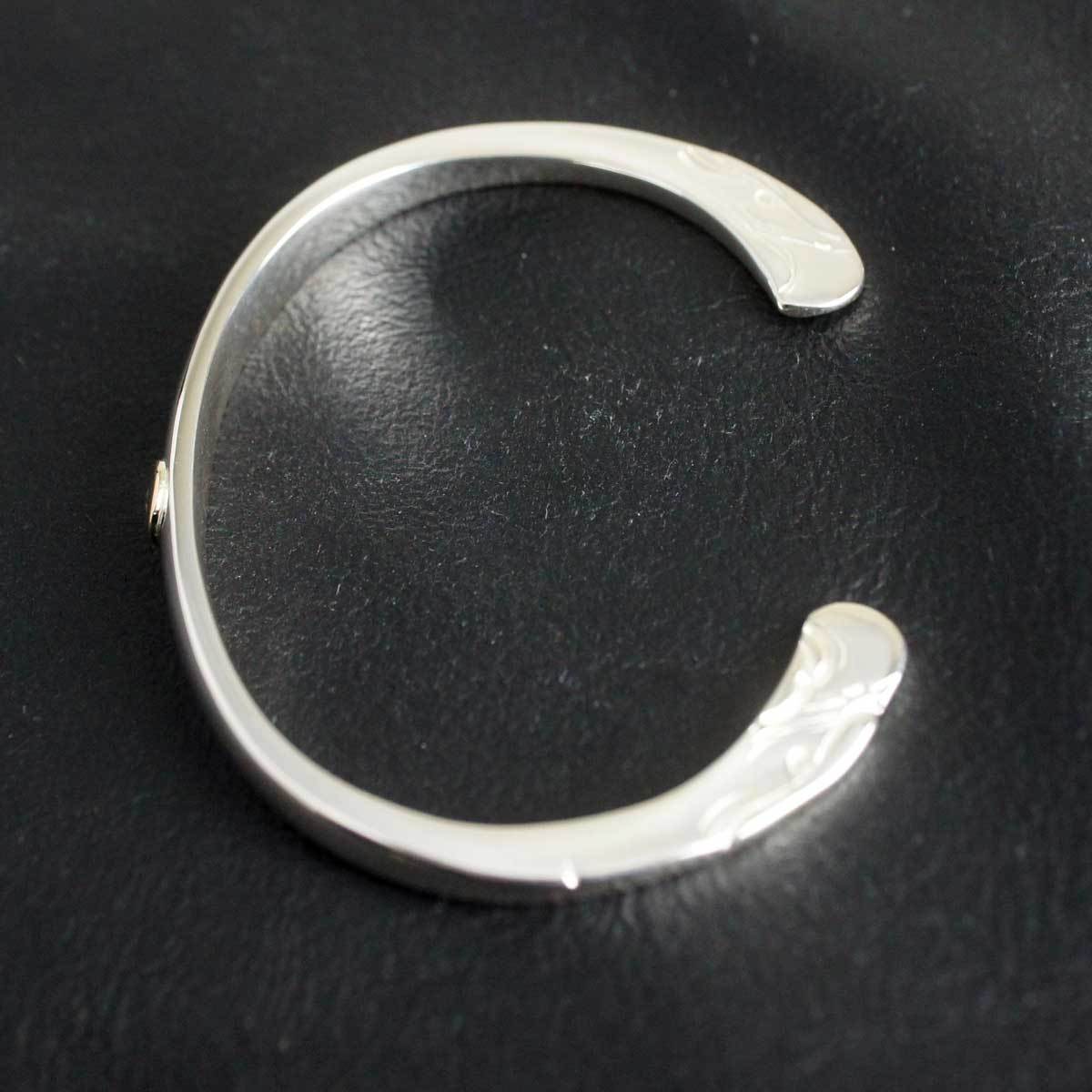 メンズ バングル ブレスレット 18金OLDイーグル顔ブレス木村拓哉さん