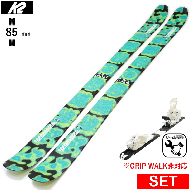 K2 K2 OMEN 85 W+XPRESS 10 ワンタッチ調整ビンディング付 25モデル
