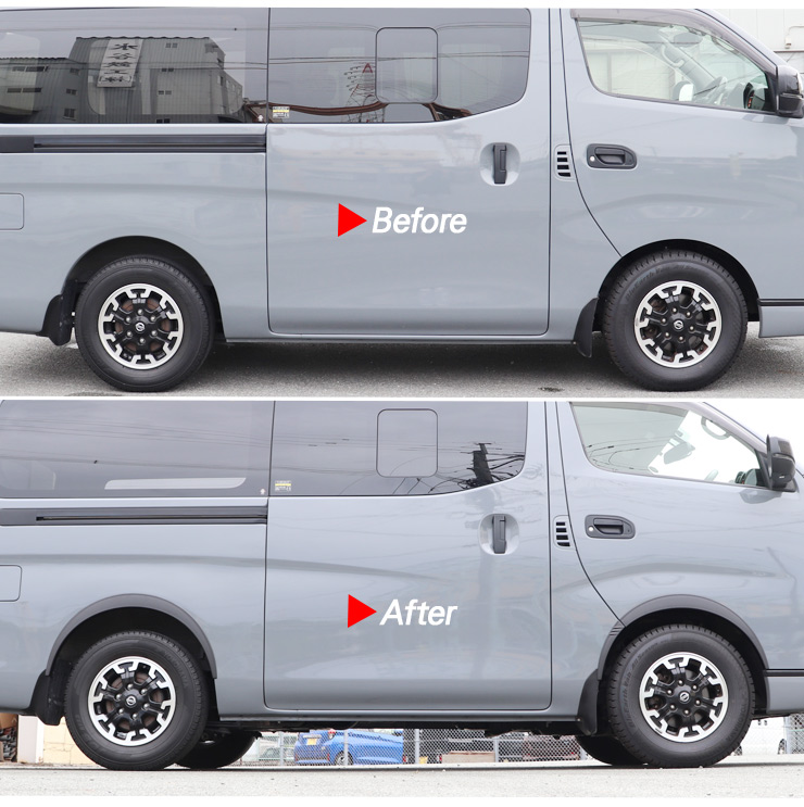 NV350 キャラバン E26 前期/後期 オーバーフェンダー 10mmワイド 塗装