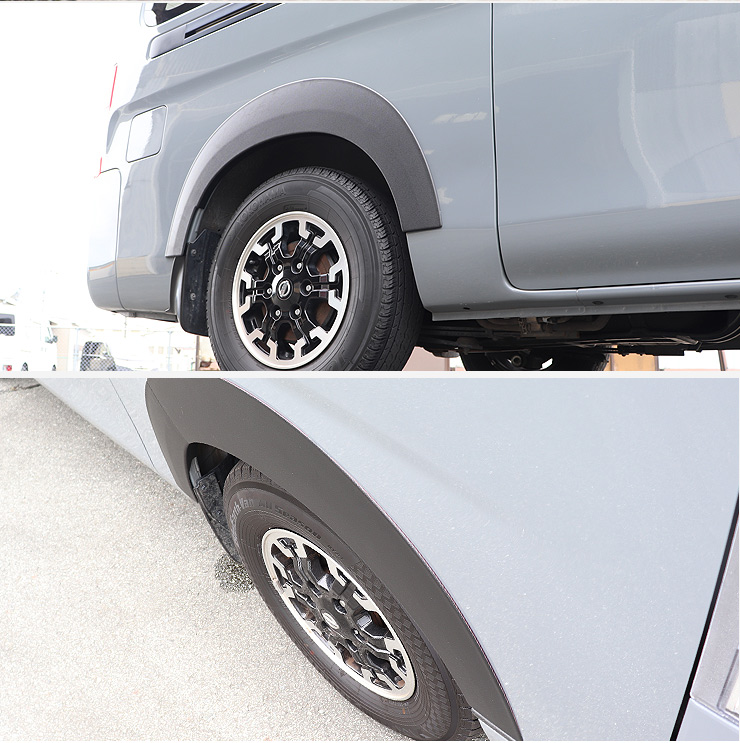 NV350 キャラバン 前期/後期 ローダウンルック オーバーフェンダー