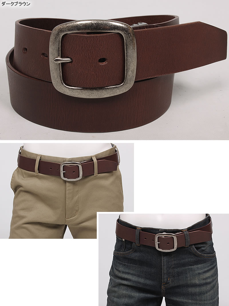 Levi's（リーバイス） ギャリソン レザーベルト 4.0cm 40mm 本革 牛革