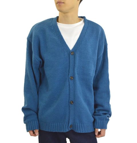 カーディガン メンズ モヘア(モヘヤ)ライク ふんわり 暖かい