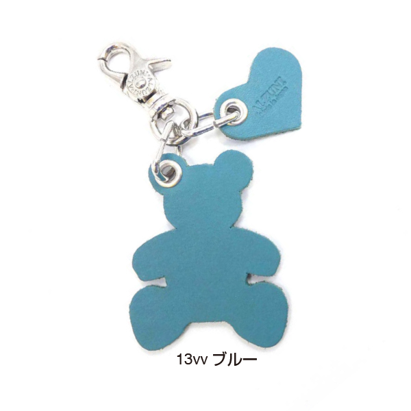 アニマル チャーム 熊 クマ 革 レザー メンズ レディース 手作り 動物