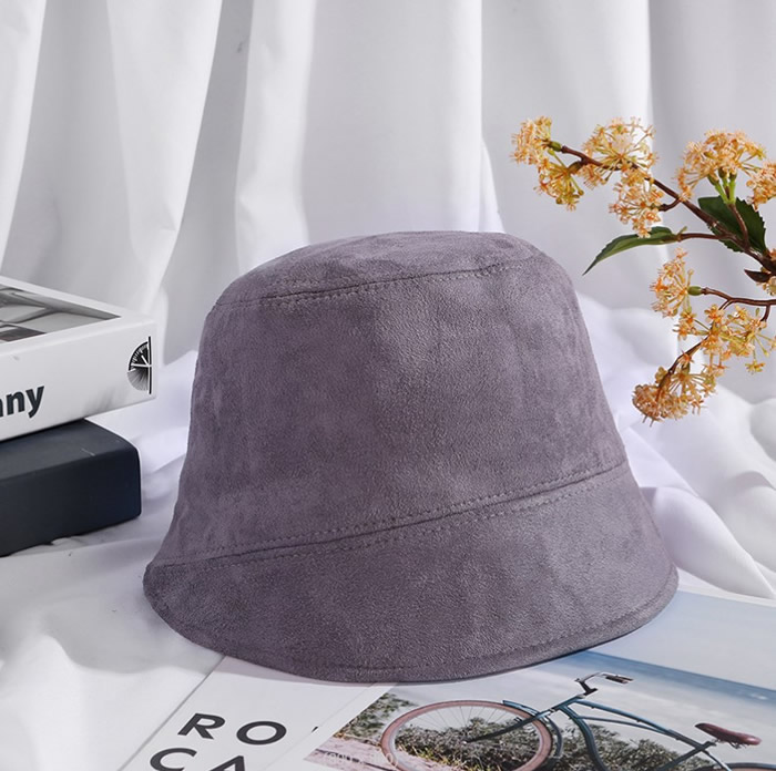 帽子 バケットハット スエード バケット ハット バケハ ベーシック