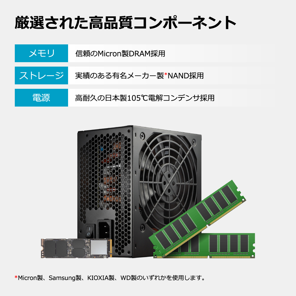 インテル（intel） ゲーミングPC RTX4070SUPER Core i9-14900KF メモリ