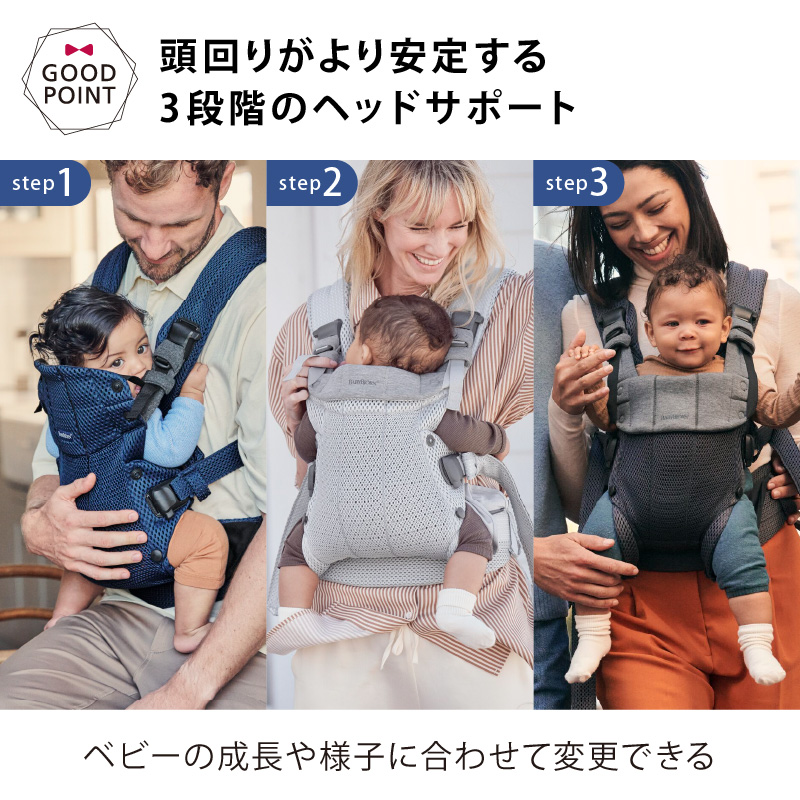 BABYBJORN（ベビービョルン） 抱っこ紐 ハーモニー ネイビーブルー